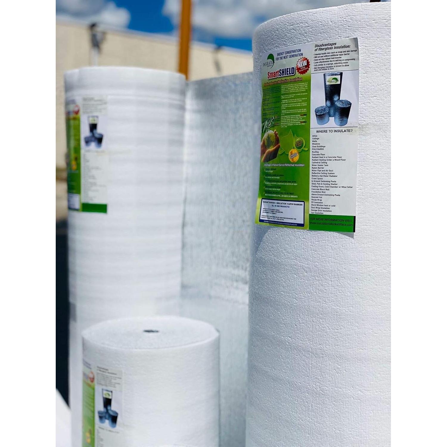 Aislante Reflectante SmartSHIELD 3mm 50m Blanco Espuma