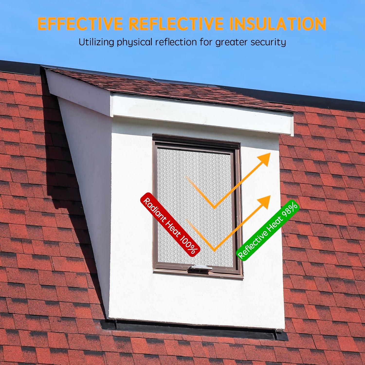 Aislante Reflectante Doble LSGCQ 60 cm x 3.05 m para Ventanas