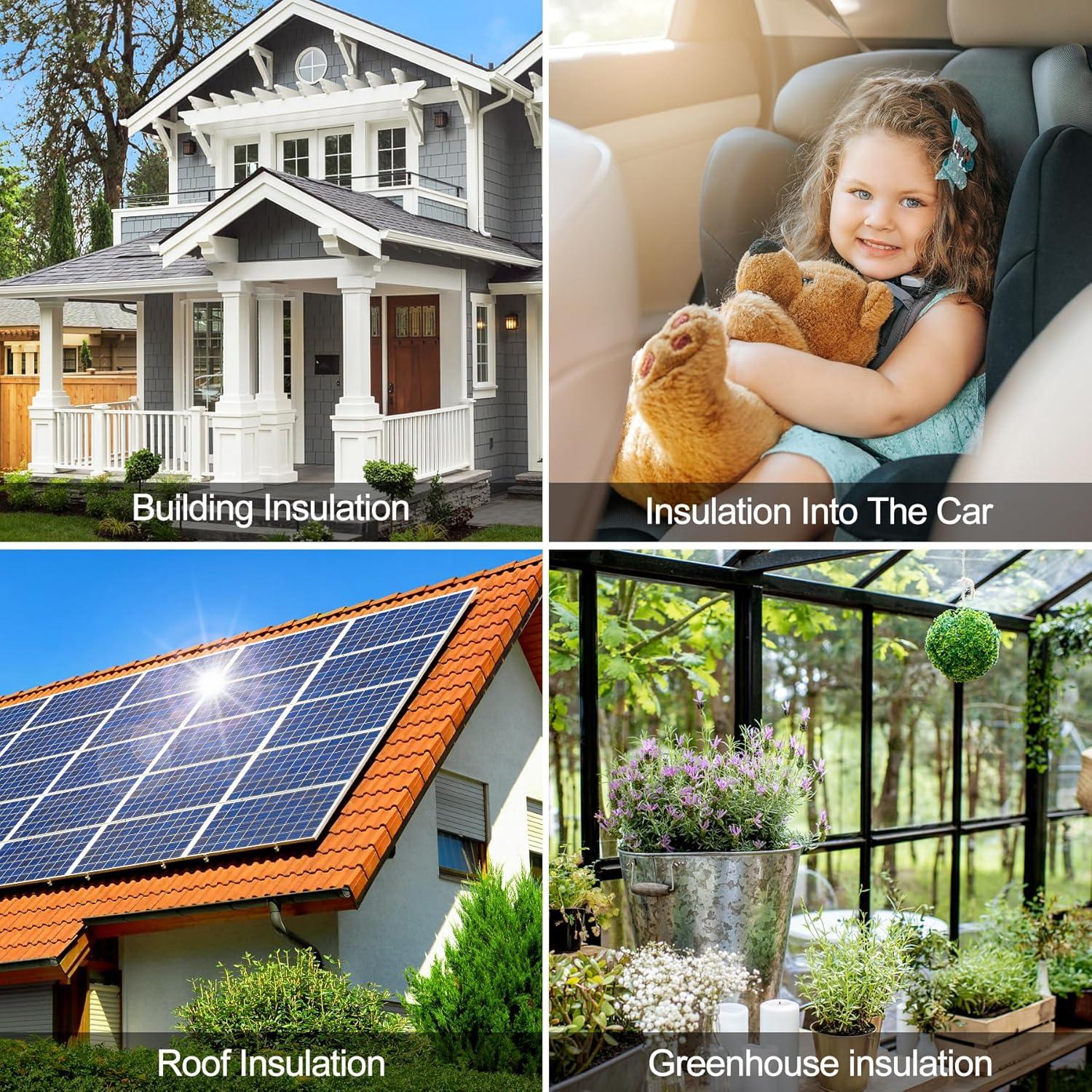 Rollo Aislamiento Reflectante 60cm x 3m Doble Burbuja Plata