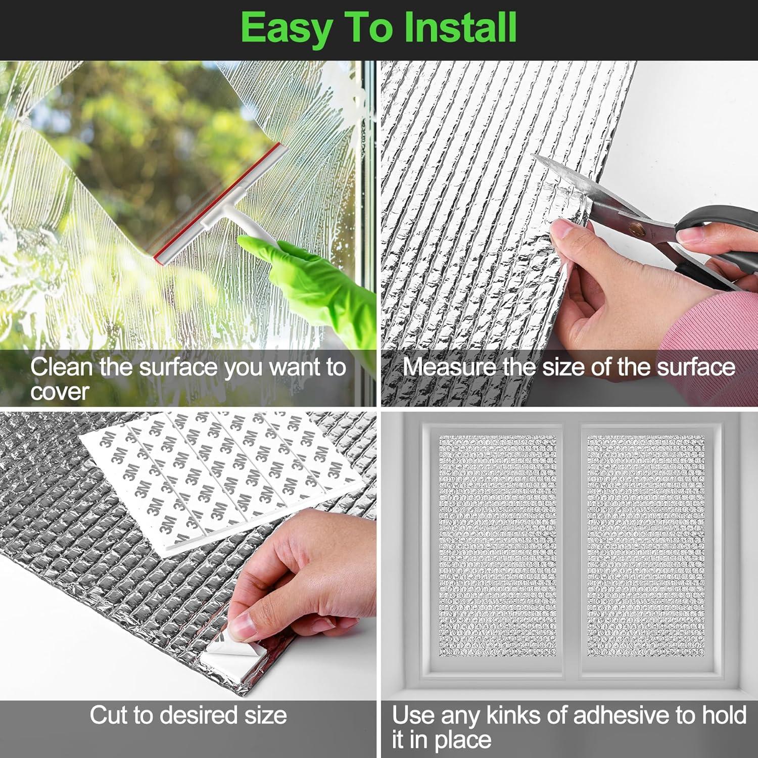 Rollo Aislamiento Reflectante 60cm x 3m Doble Burbuja Plata