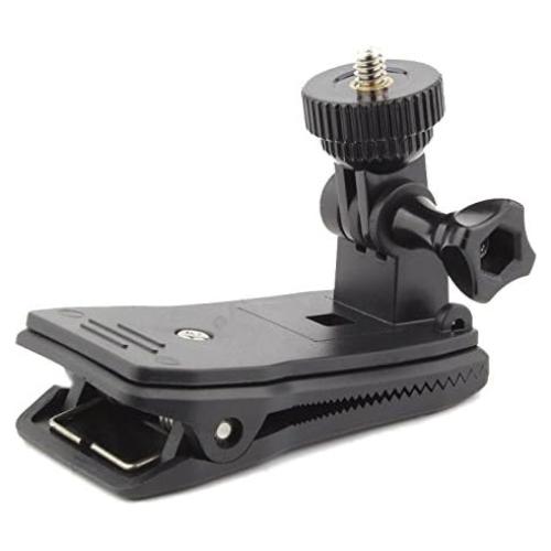 Clip para Sombrero StuntCams con Rotación 360° para Cámaras