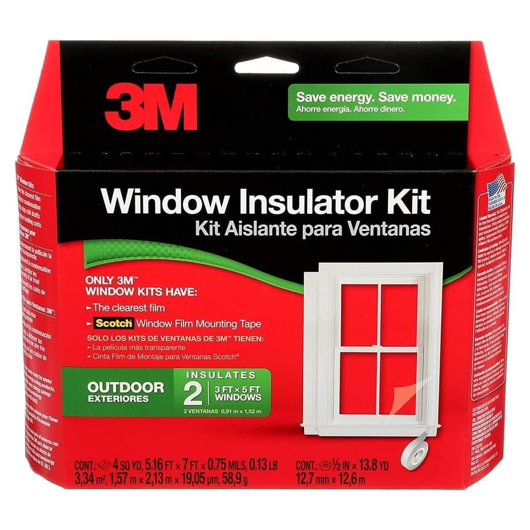 Kit de Aislamiento de Ventanas Exteriores 3M 2170W-6 para 2 Ventanas