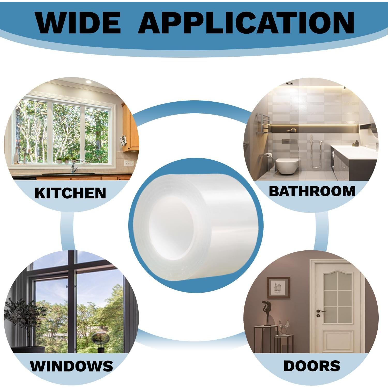 Cinta de Sellado Sunroda 2" x 10m Transparente Aislante Impermeable