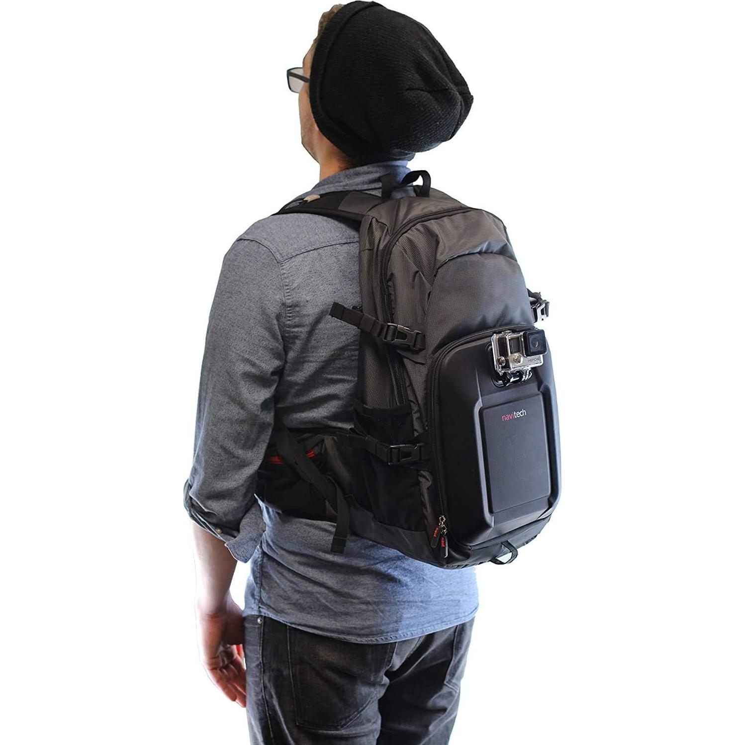 Mochila para cámara de acción Navitech con kit 30 en 1