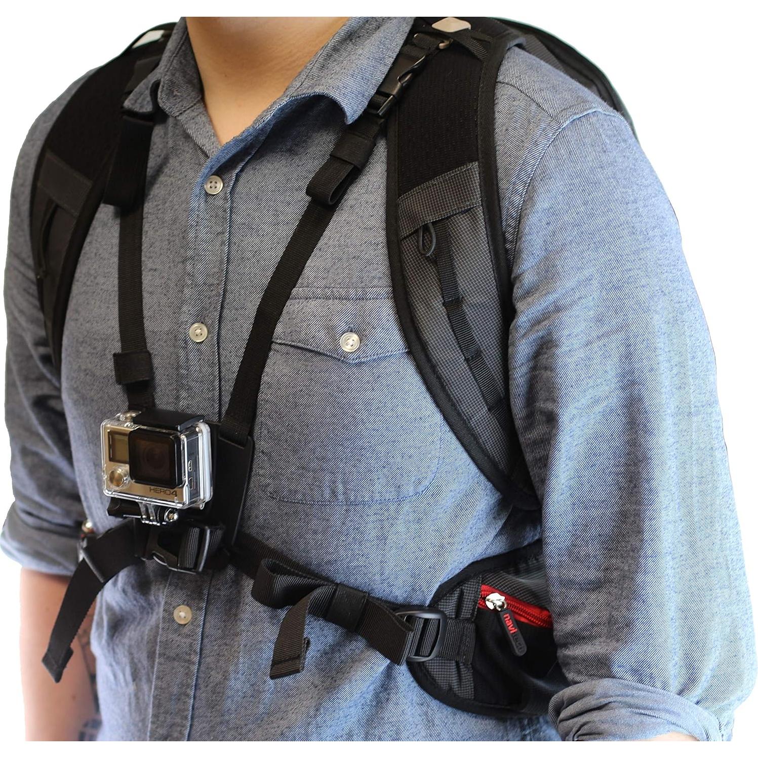 Mochila para Cámara de Acción Navitech con Accesorios 18 en 1