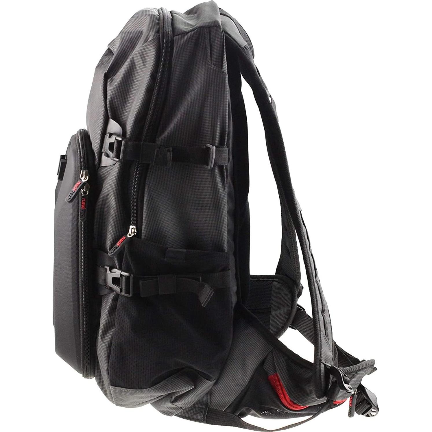 Mochila para cámara de acción Navitech negra + Kit 30 en 1