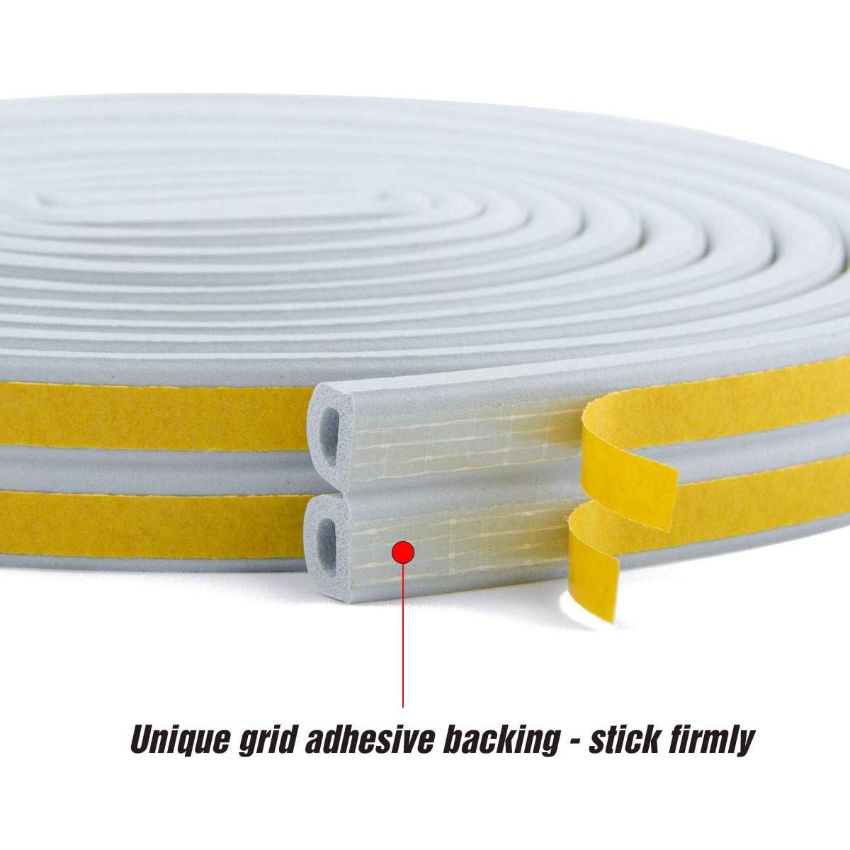 Tira de Sellado CloudBuyer 16.5 Pies Aislamiento Acústico Gris