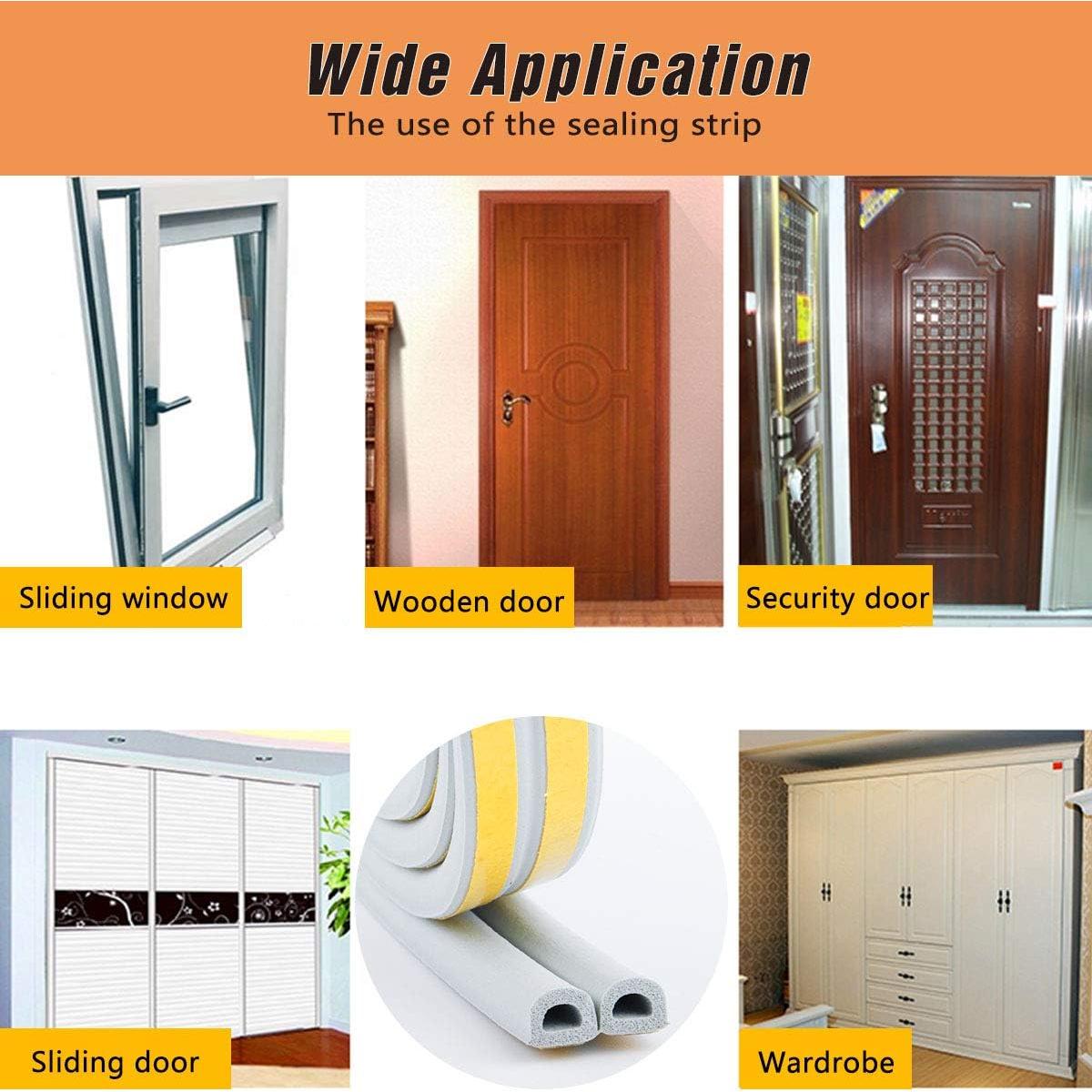 Tira de Sellado CloudBuyer 16.5 Pies Aislamiento Acústico Gris