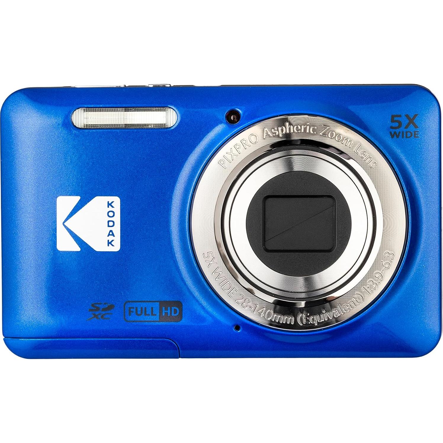 Cámara Digital Kodak Pixpro FZ55 Azul 16MP 28mm 1080p Full HD