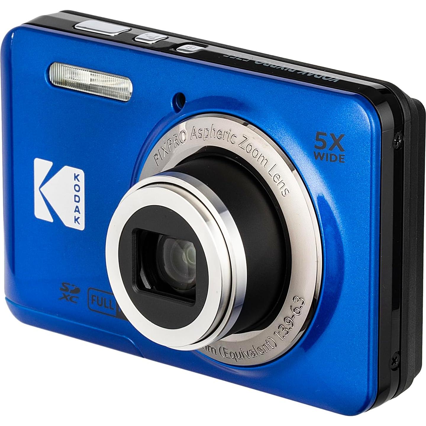 Cámara Digital Kodak Pixpro FZ55 Azul 16MP 28mm 1080p Full HD