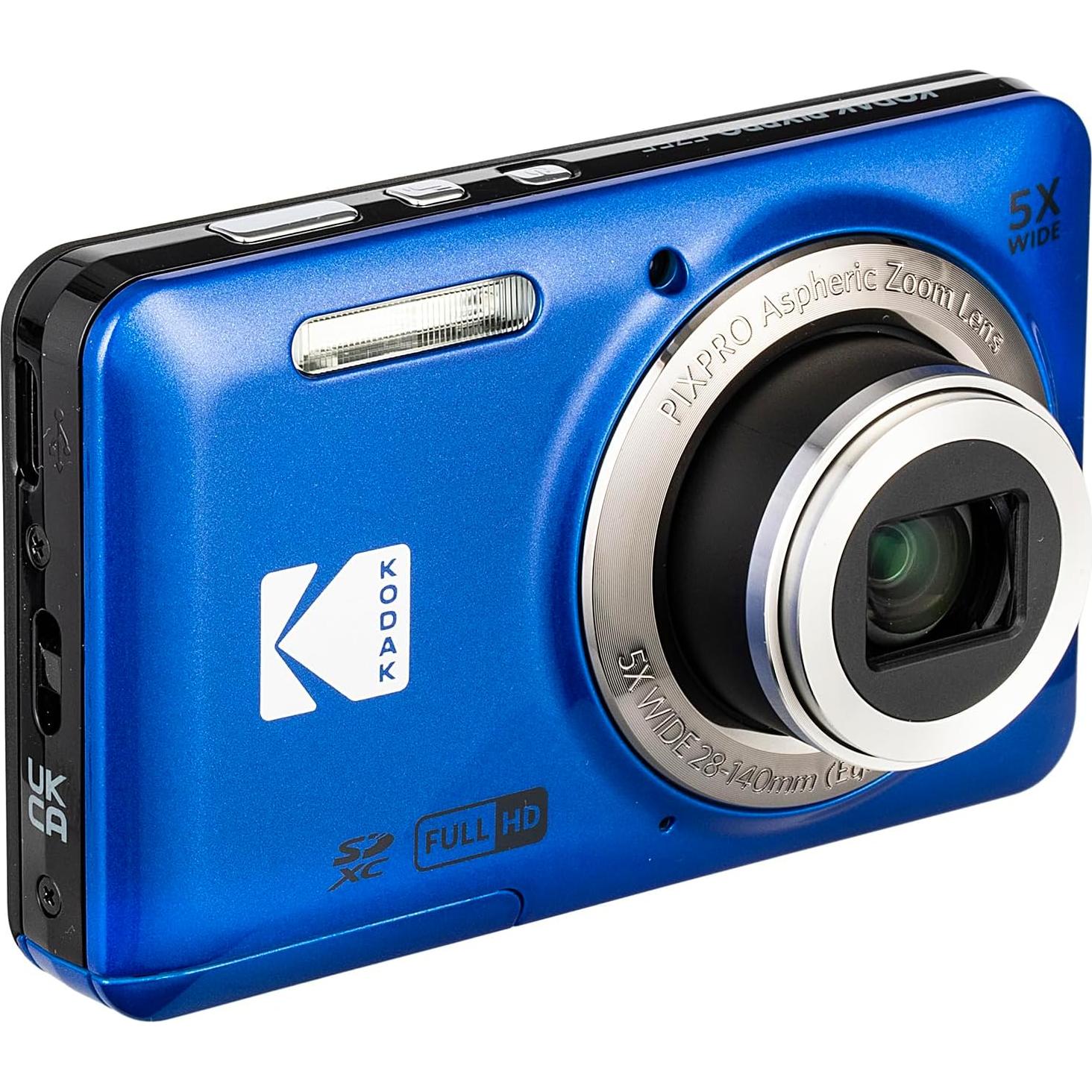 Cámara Digital Kodak Pixpro FZ55 Azul 16MP 28mm 1080p Full HD