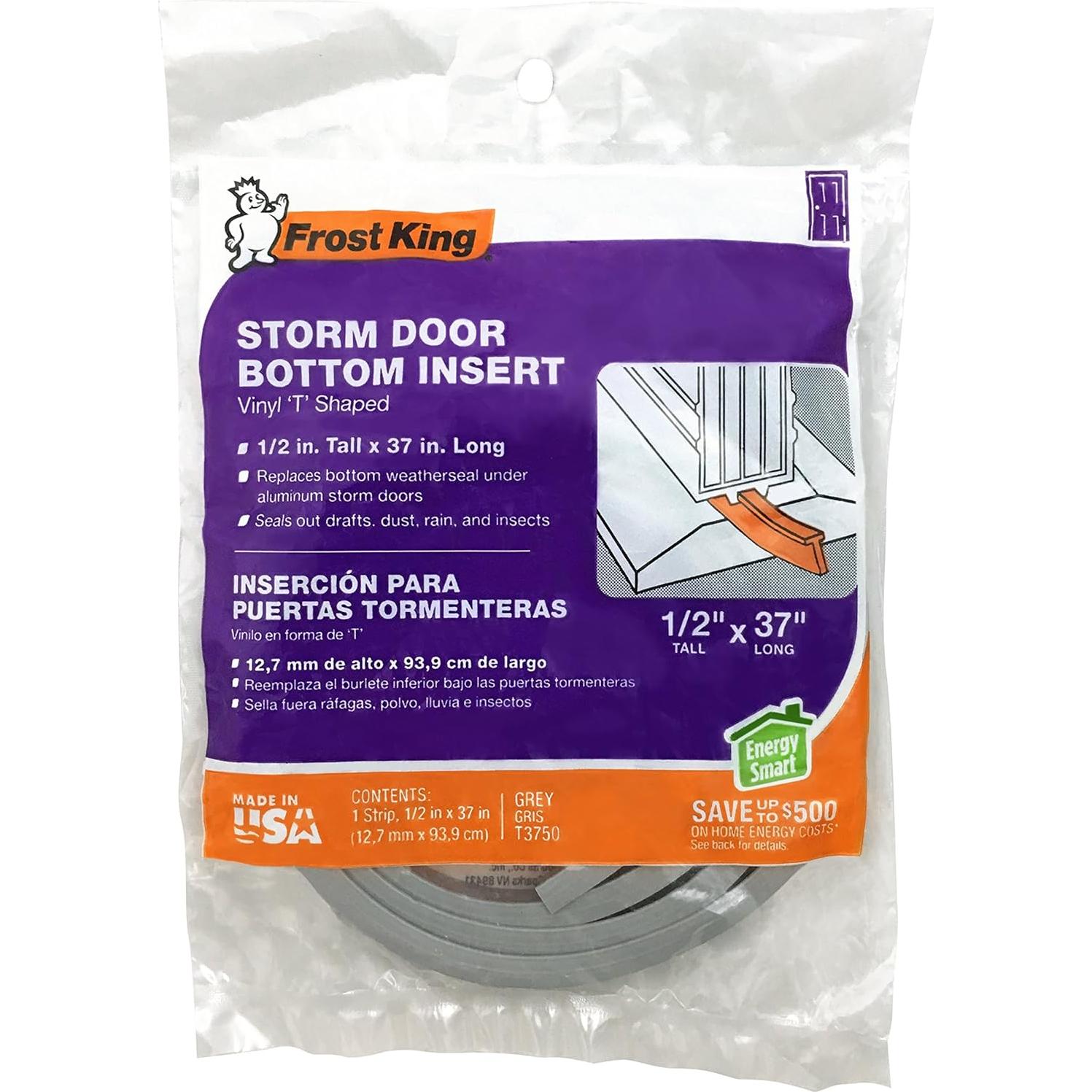 Frost King T3750 Sello Inferior Puerta Tormenta 93.98 cm Gris