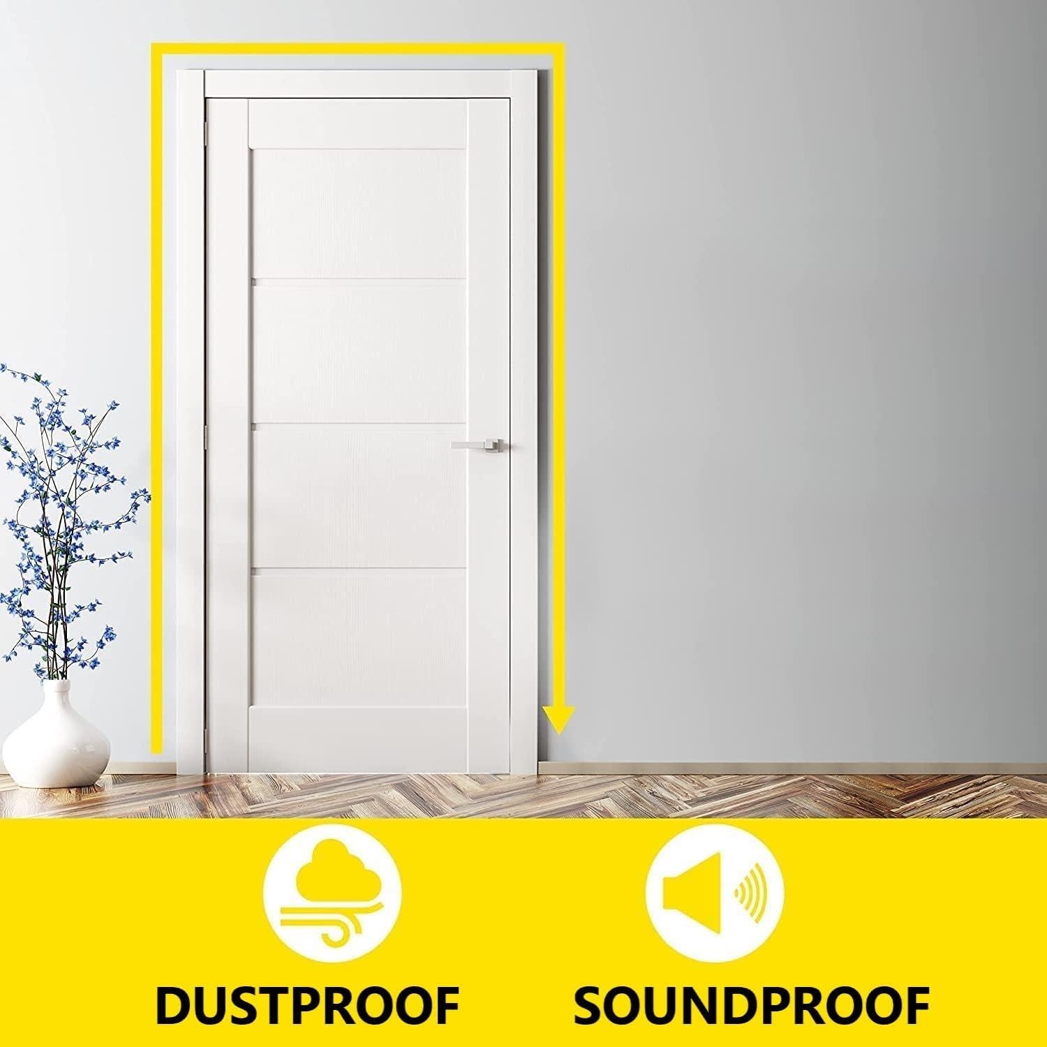 Cinta de Espuma Adhesiva Blosy 12mm x 6mm para Ventanas y Puertas