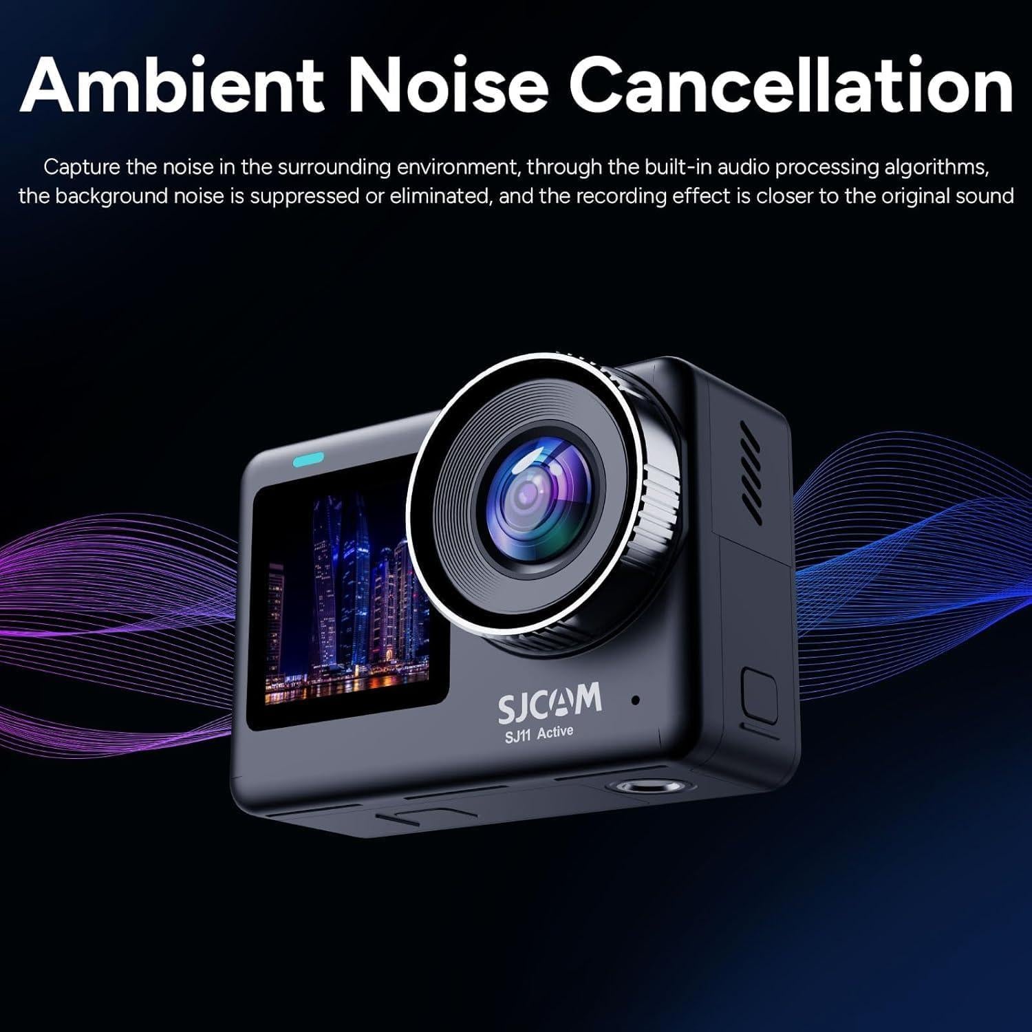 Cámara de Acción SJCAM SJ11 4K Doble Pantalla Impermeable