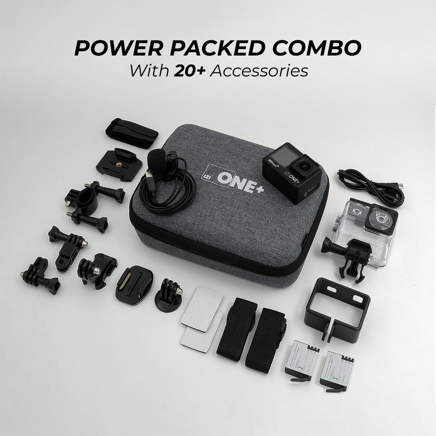 Cámara de Acción IZI ONE+ 48MP 5K EIS Pantalla Doble