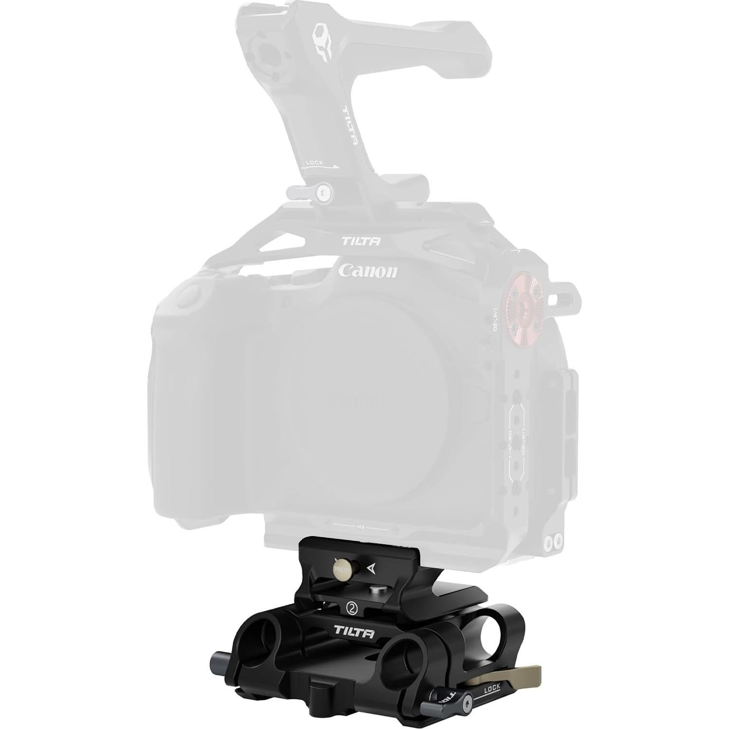 Baseplate Modular Tilta Tipo II 15mm LWS Soporte Negro