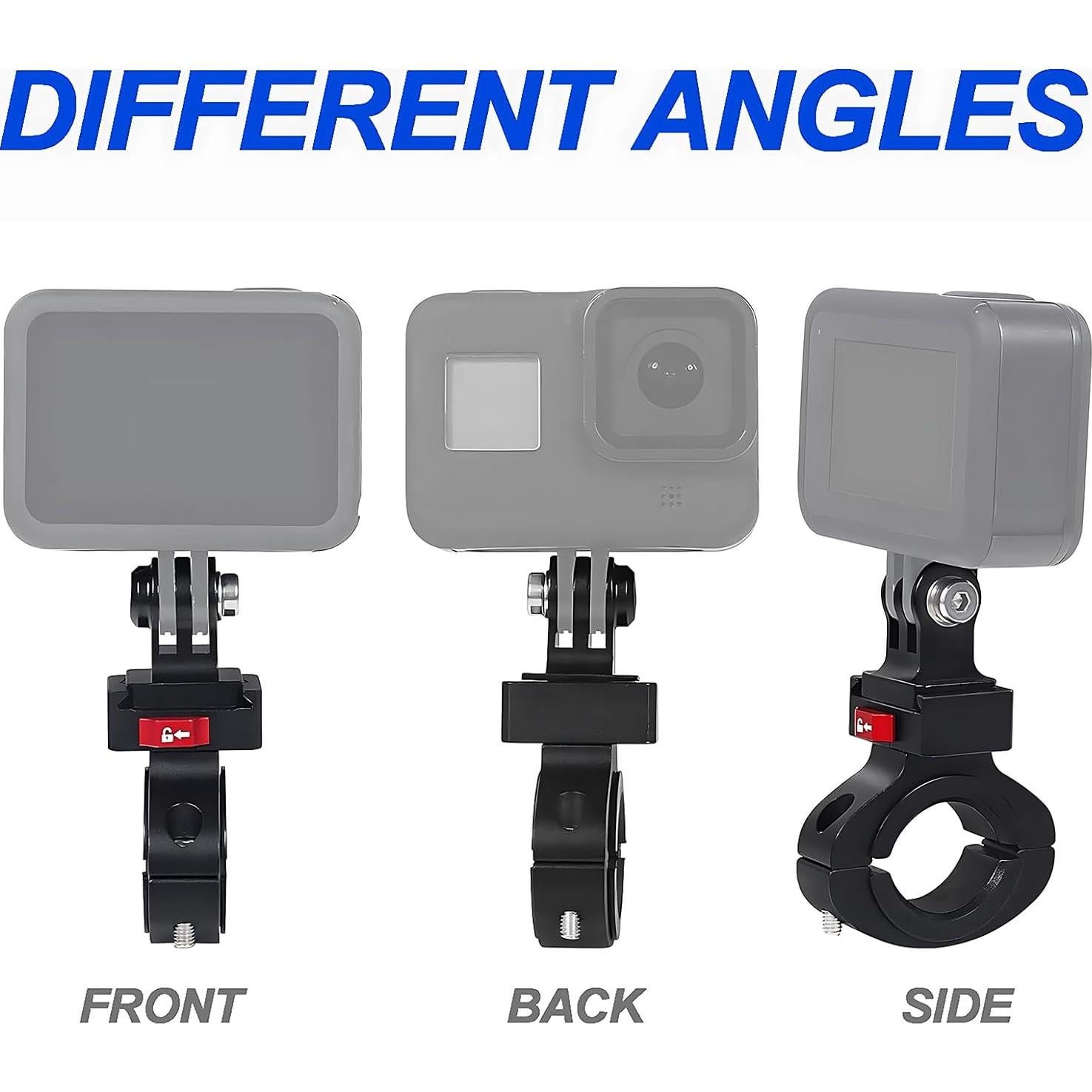 Soporte de Manillar de Bicicleta Aluminio NKSRCP para GoPro e Insta360