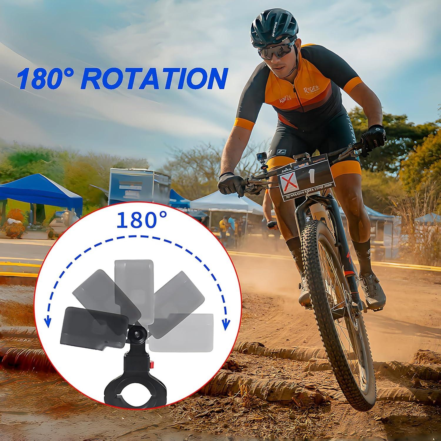 Soporte de Manillar de Bicicleta Aluminio NKSRCP para GoPro e Insta360