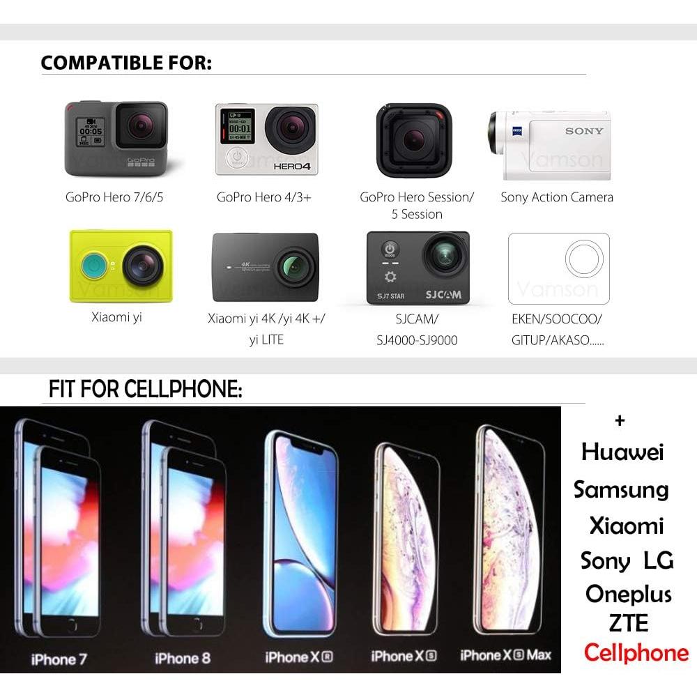 Soporte de Cinturón en el Pecho eForsky para Teléfonos y Cámaras