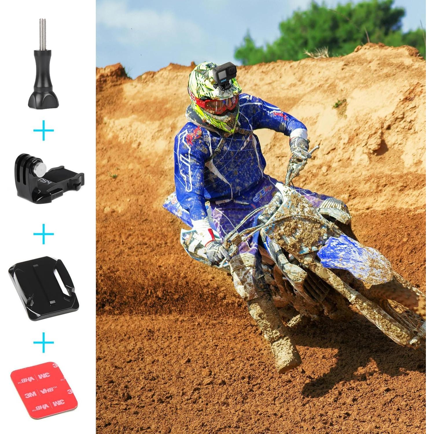 Bolsa de Agarre HSU para GoPro con Monturas y Accesorios