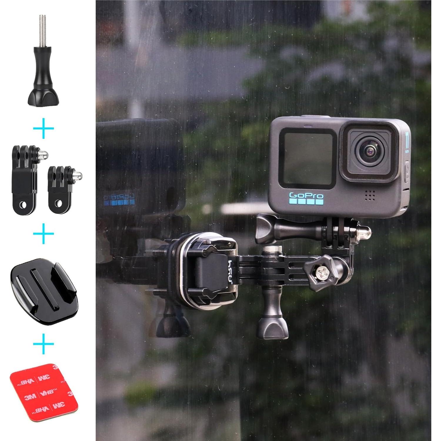 Bolsa de Agarre HSU para GoPro con Monturas y Accesorios