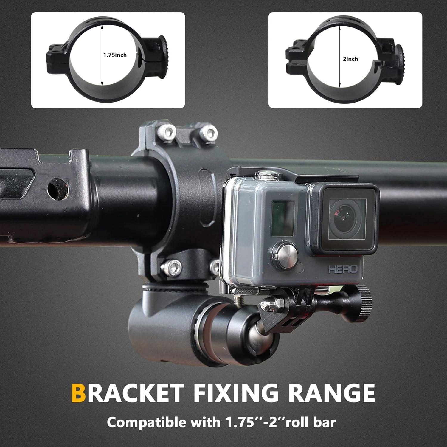 Soporte de Cámara UTV BESTAOO para GoPro y Acción 360°