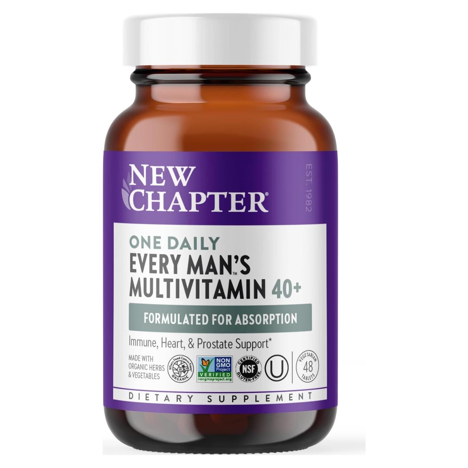Multivitamínico Nuevo Capítulo para Hombres 40+ - 48 tabletas