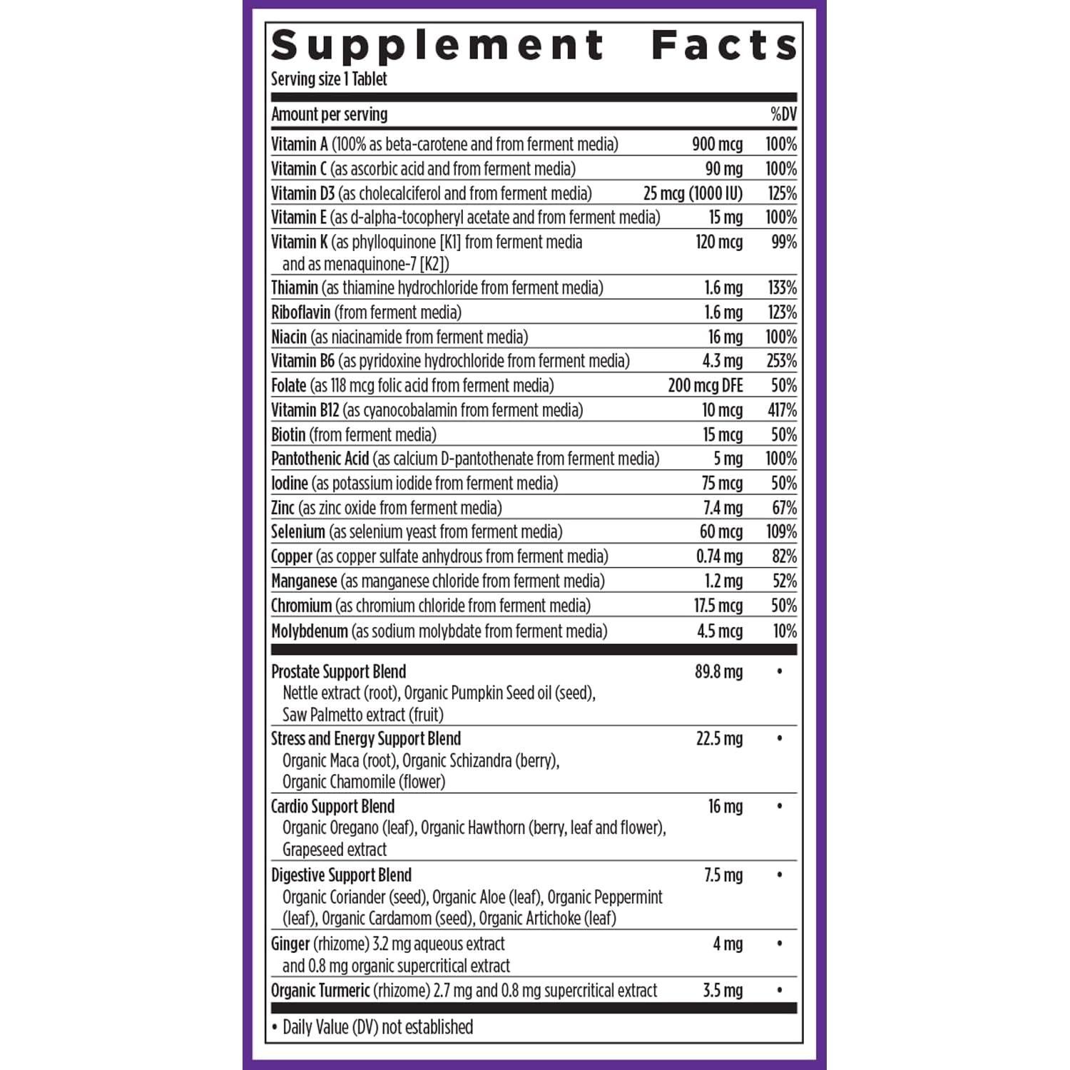 Multivitamínico Nuevo Capítulo para Hombres 40+ - 48 tabletas