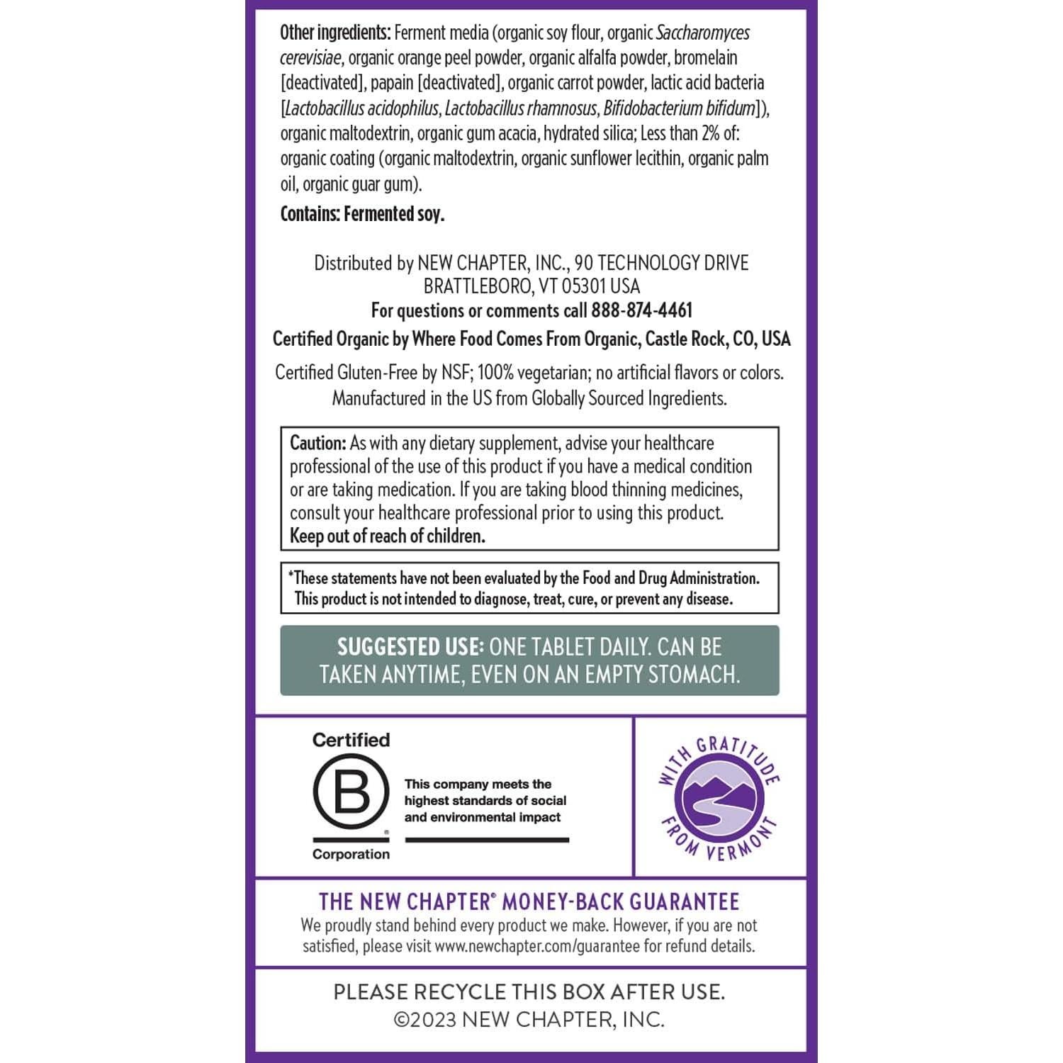 Multivitamínico Nuevo Capítulo para Hombres 40+ - 48 tabletas