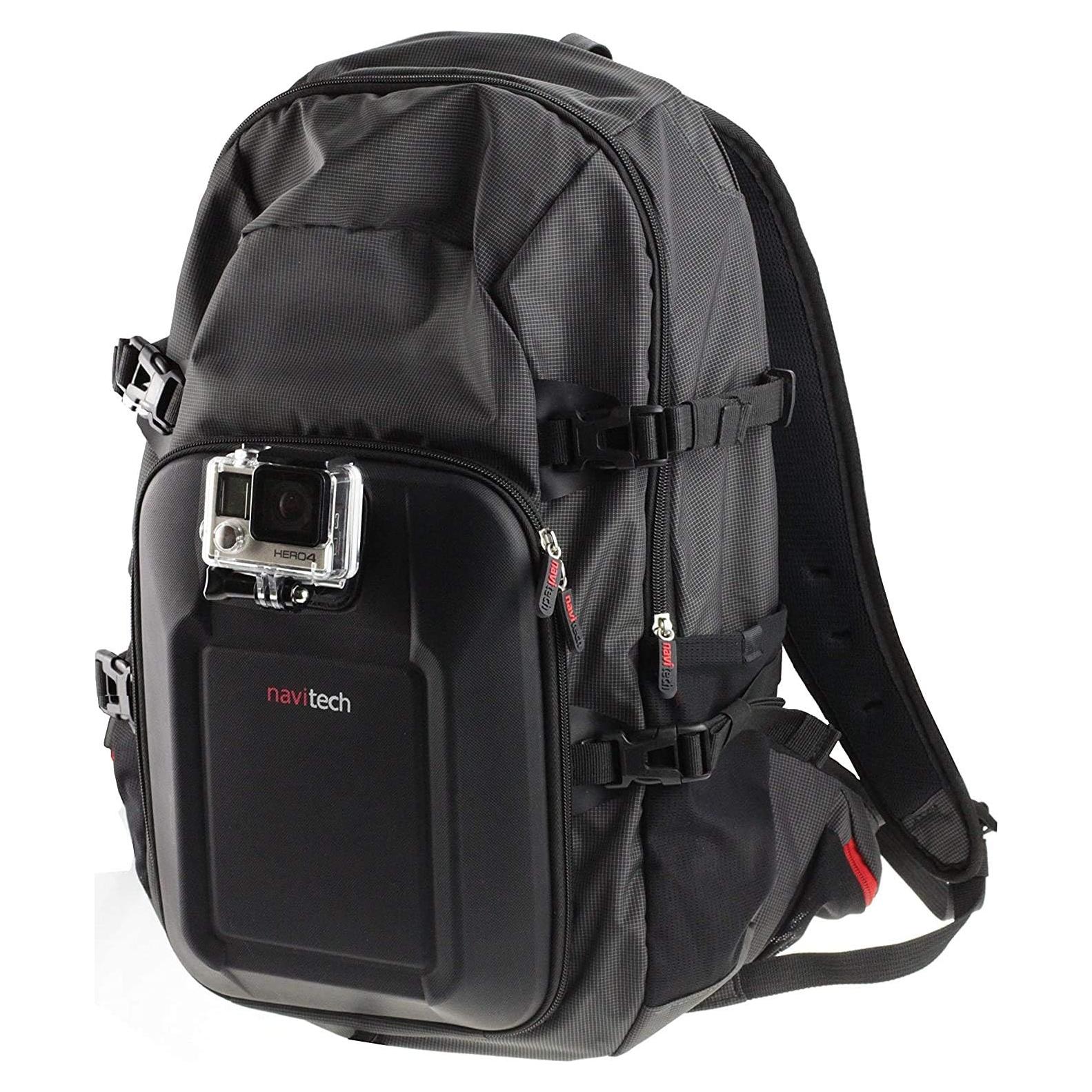 Mochila para cámara de acción Navitech con estuche azul