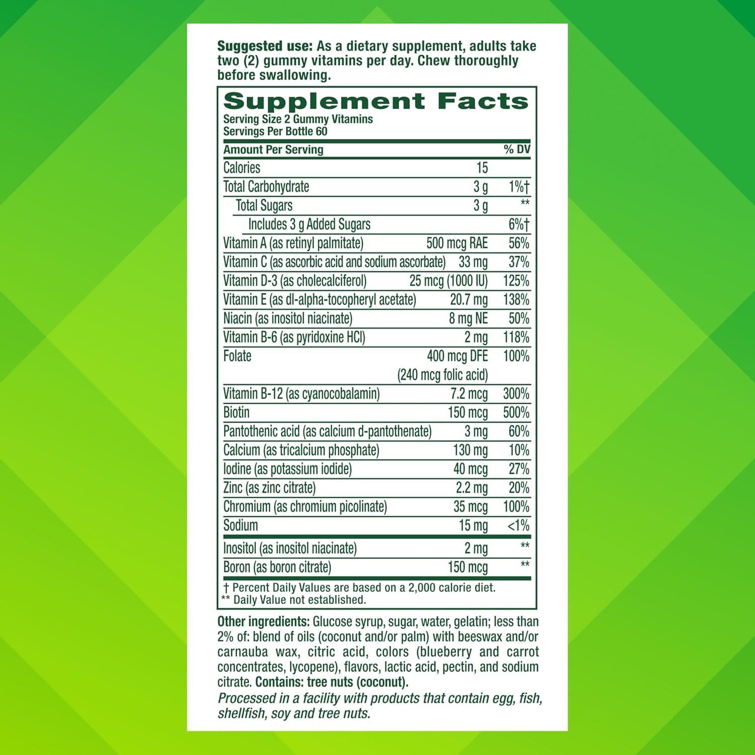 Gomitas Multivitamínicas para Mujeres Vitafusion 120 Unidades