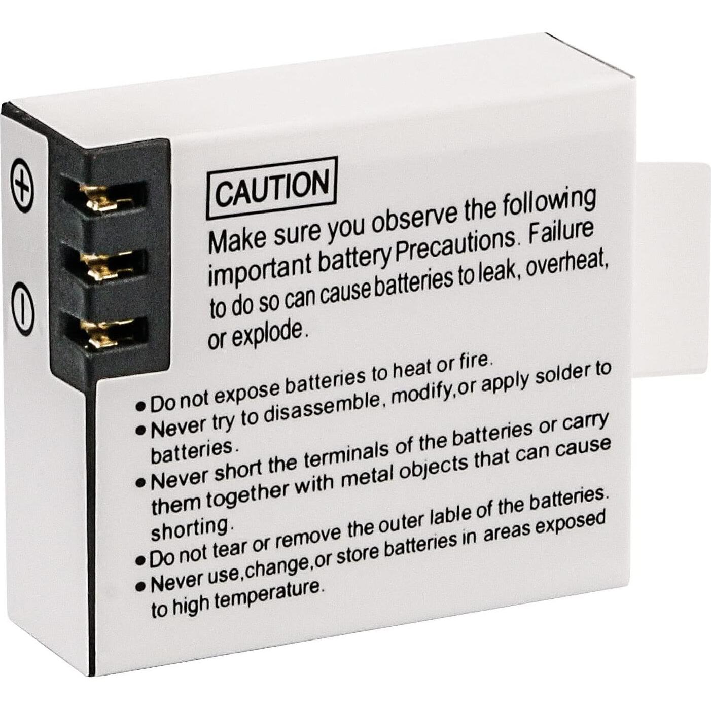 Kastar Cargador USB Dual + 2 Baterías Litio 1100mAh para Cámara