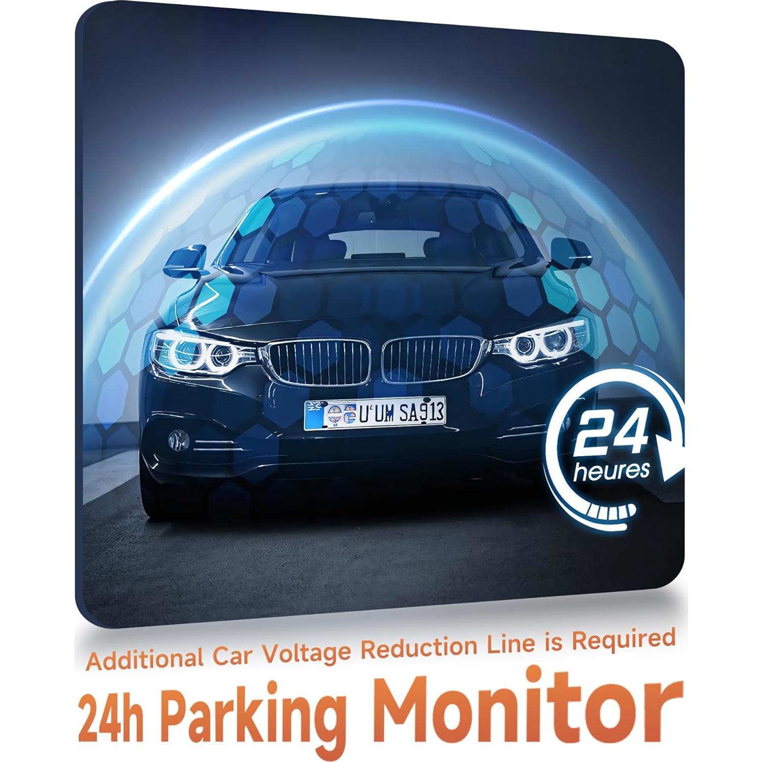 Cámara Dash 360° Rimoody 4 Canales 1080P con Visión Nocturna