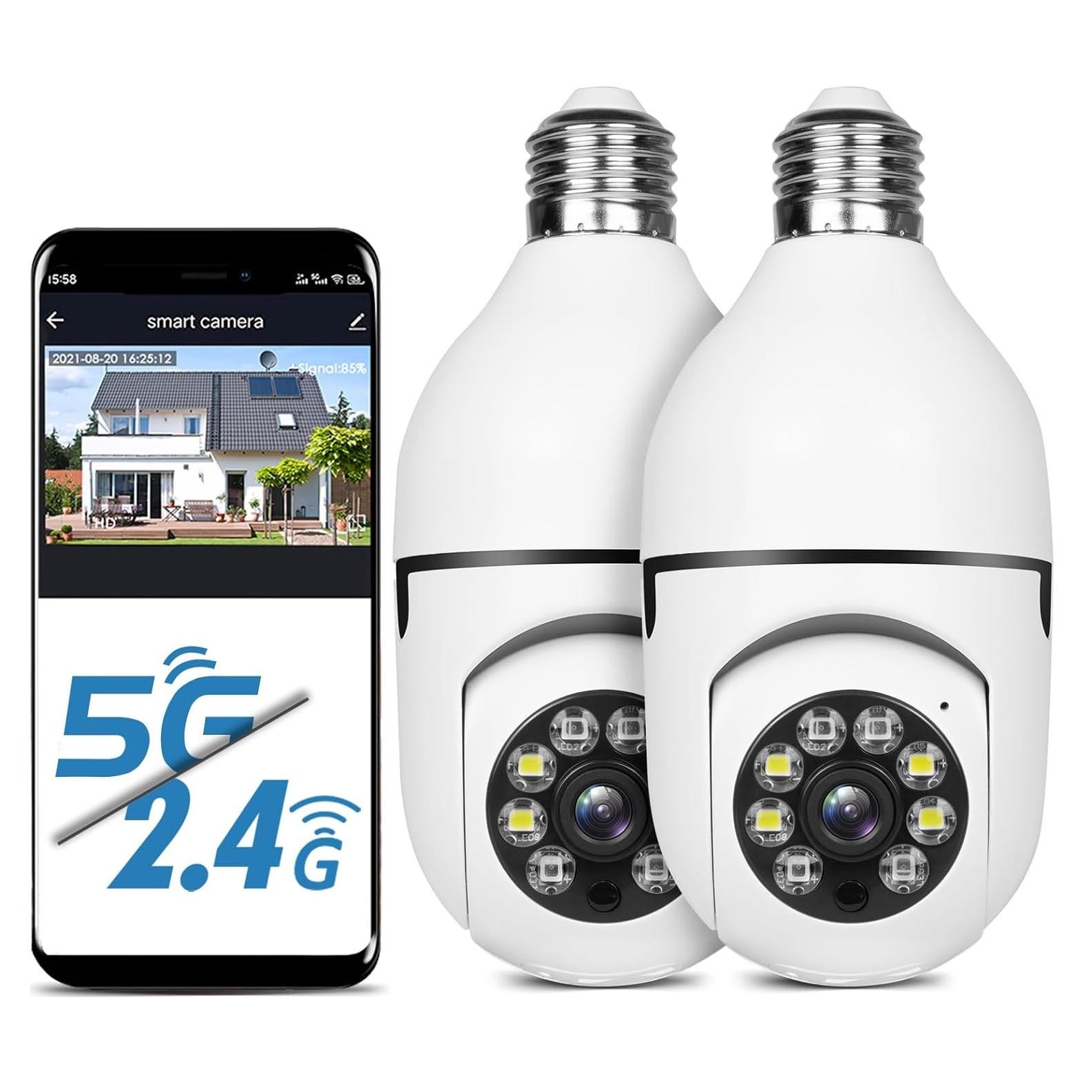Cámara de Seguridad Inalámbrica UPULTRA 2 Pack HD E27 360°
