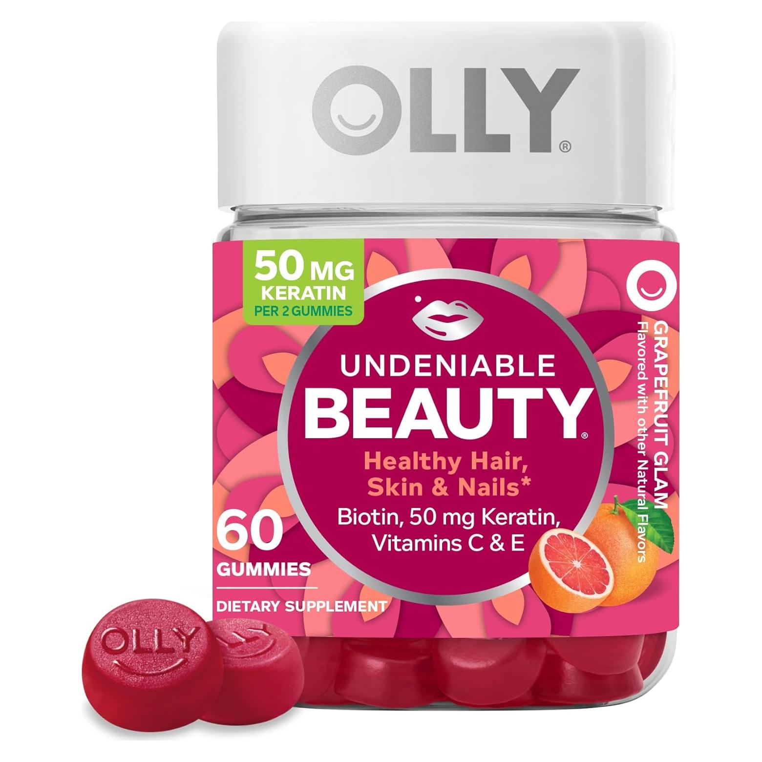 Gomitas OLLY Belleza Indiscutible 60 Conteo Biotina Vitamina C