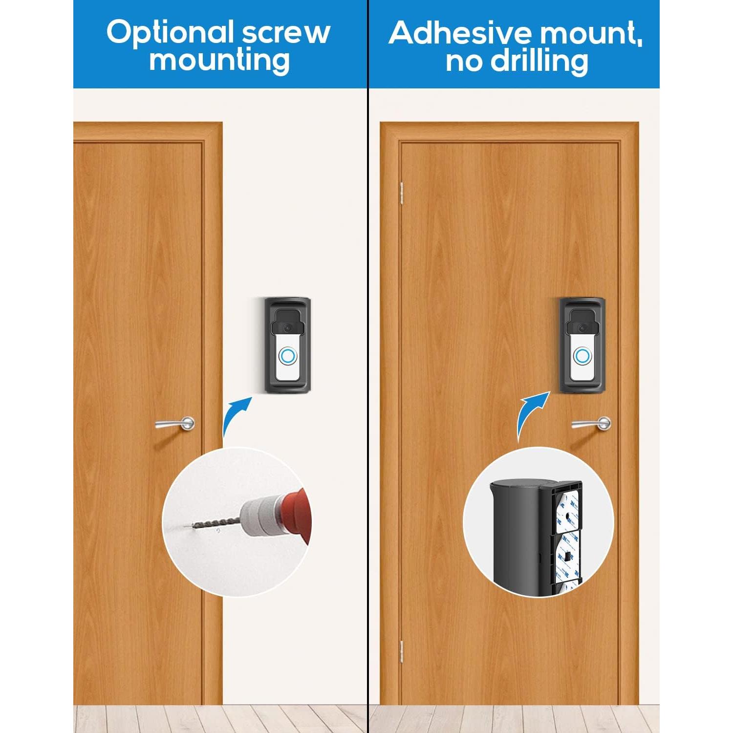 Soporte de Timbre de Video Antirrobo ZHANDEYUA Ajustable 360°