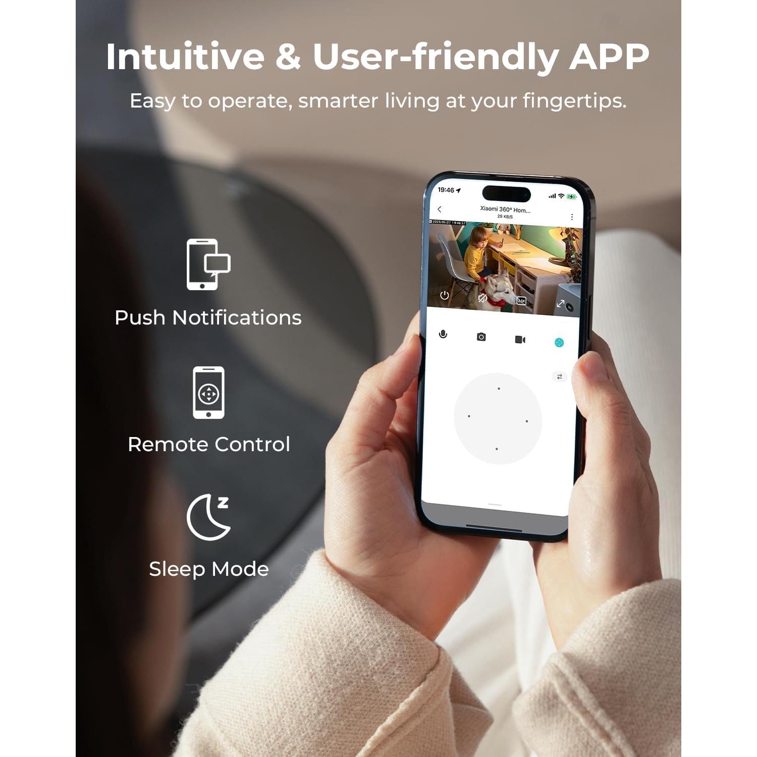 Cámara de Seguridad IMILAB C21 2.5K Paquete de 2 con WiFi