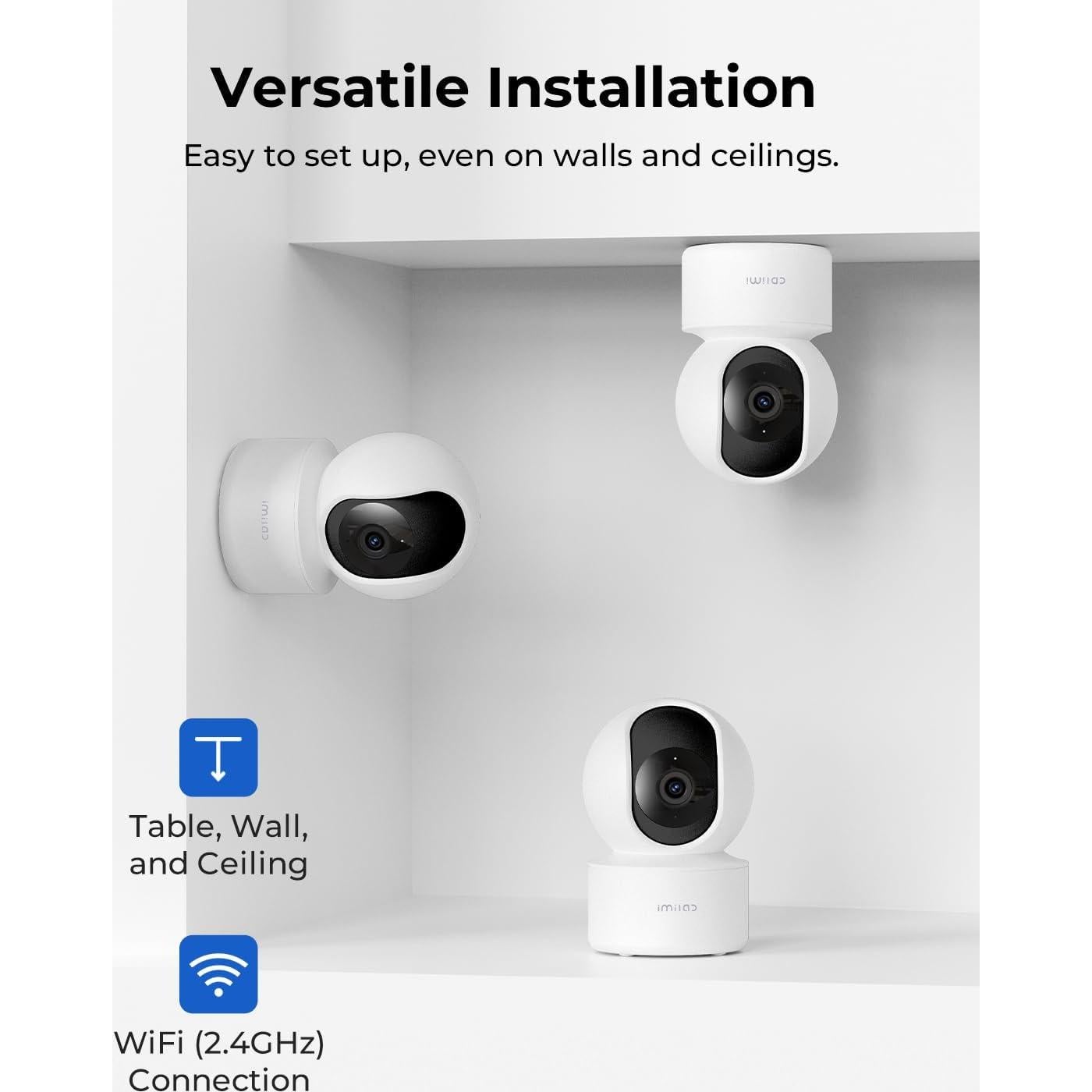 Cámara de Seguridad IMILAB C21 2.5K Paquete de 2 con WiFi