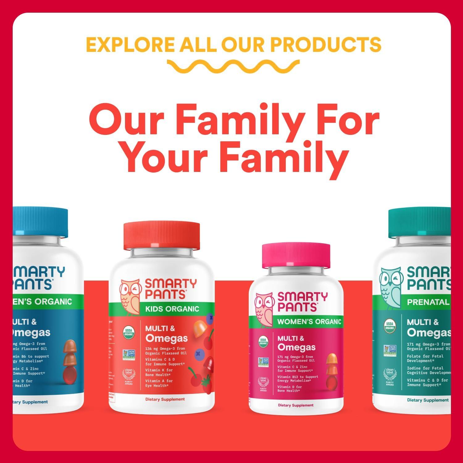 Gomitas Multivitamínicas Orgánicas SmartyPants 120 g - Niños