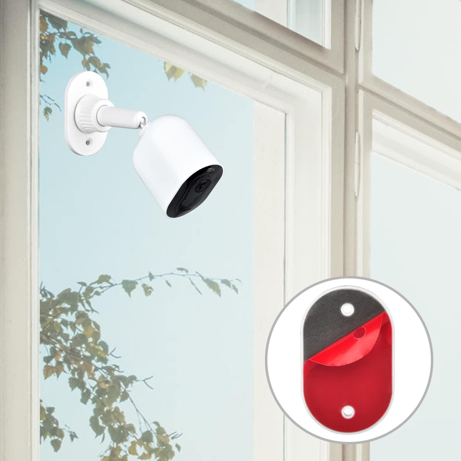 Soportes Adhesivos de Pared StartVision para Cámara Ring - 4 Piezas