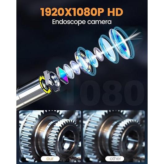 Endoscopio Articulado GOGOLUX 6.2mm IP67 1920P Inalámbrico