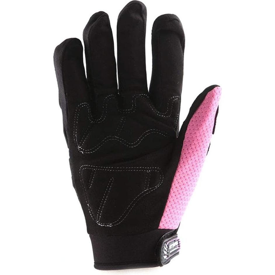 Guantes de Ciclismo WOW MXA008 Rosa con Protección Dura