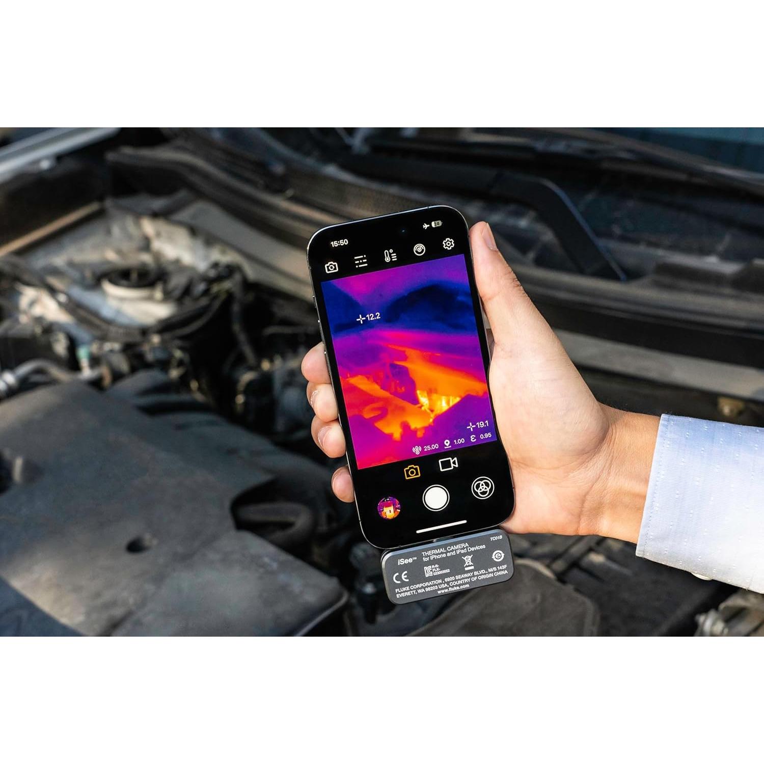 Cámara Térmica Móvil Fluke iSee para iOS hasta 550°C