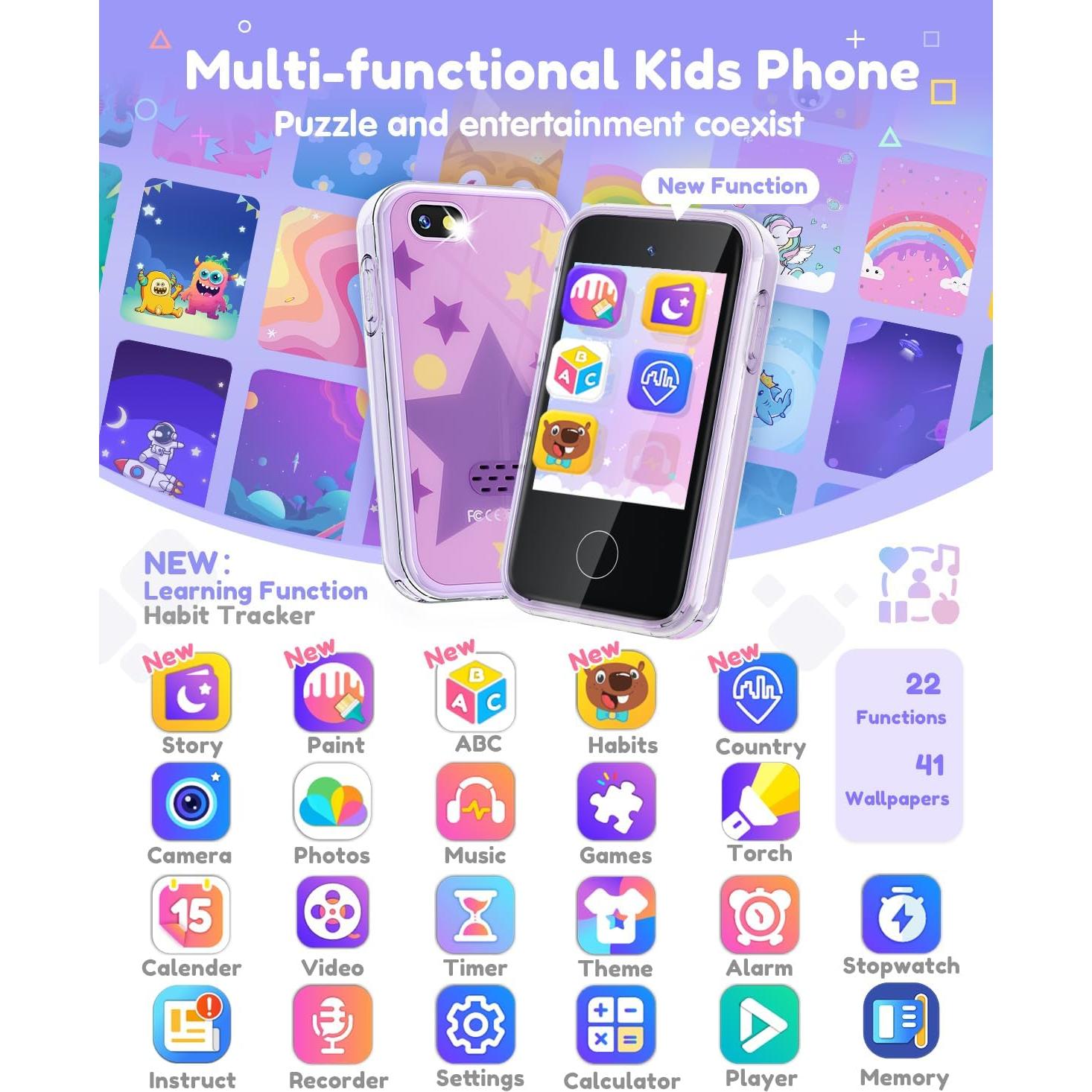 Teléfono Juguete Educativo JOYJAM para Niños 3-8 Años