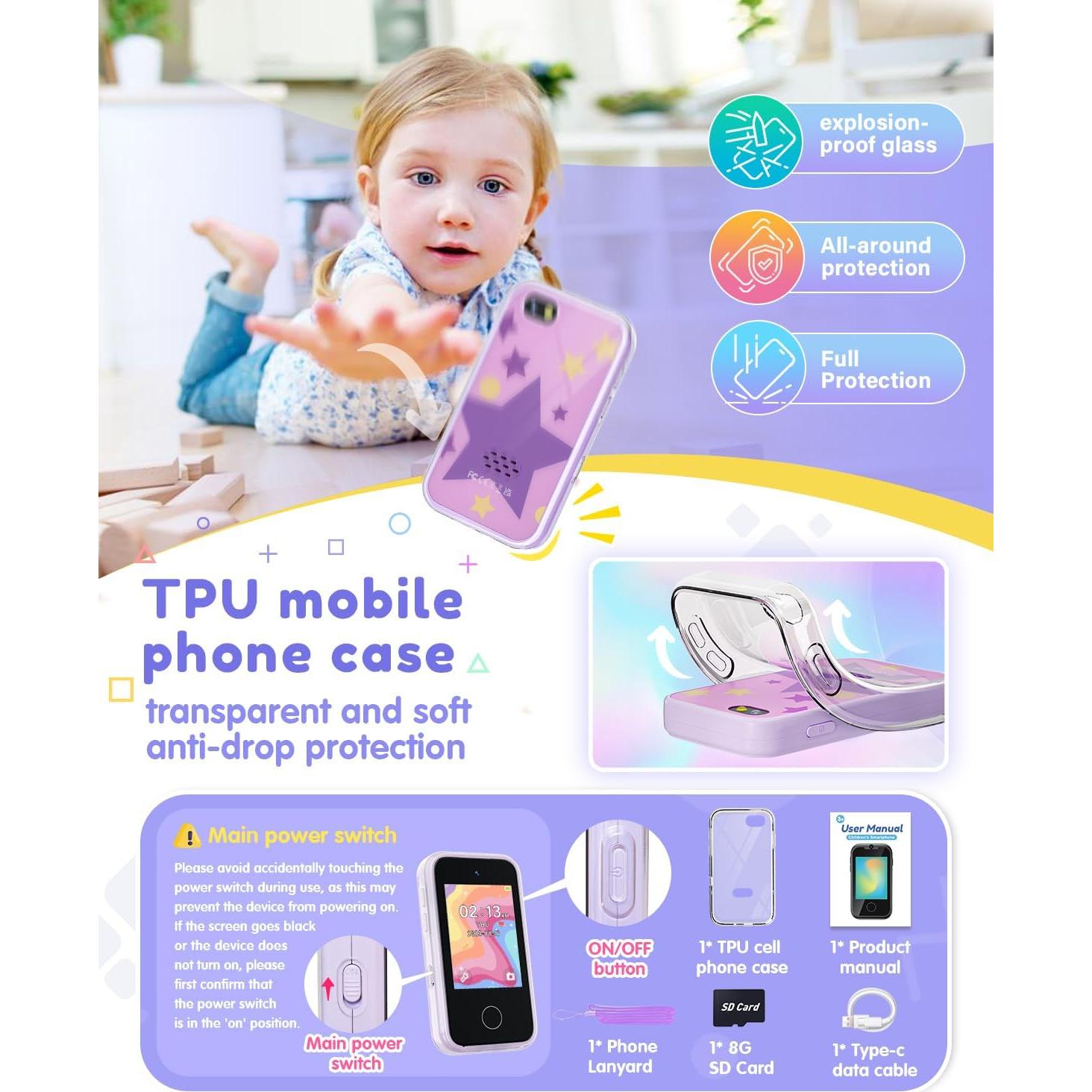 Teléfono Juguete Educativo JOYJAM para Niños 3-8 Años