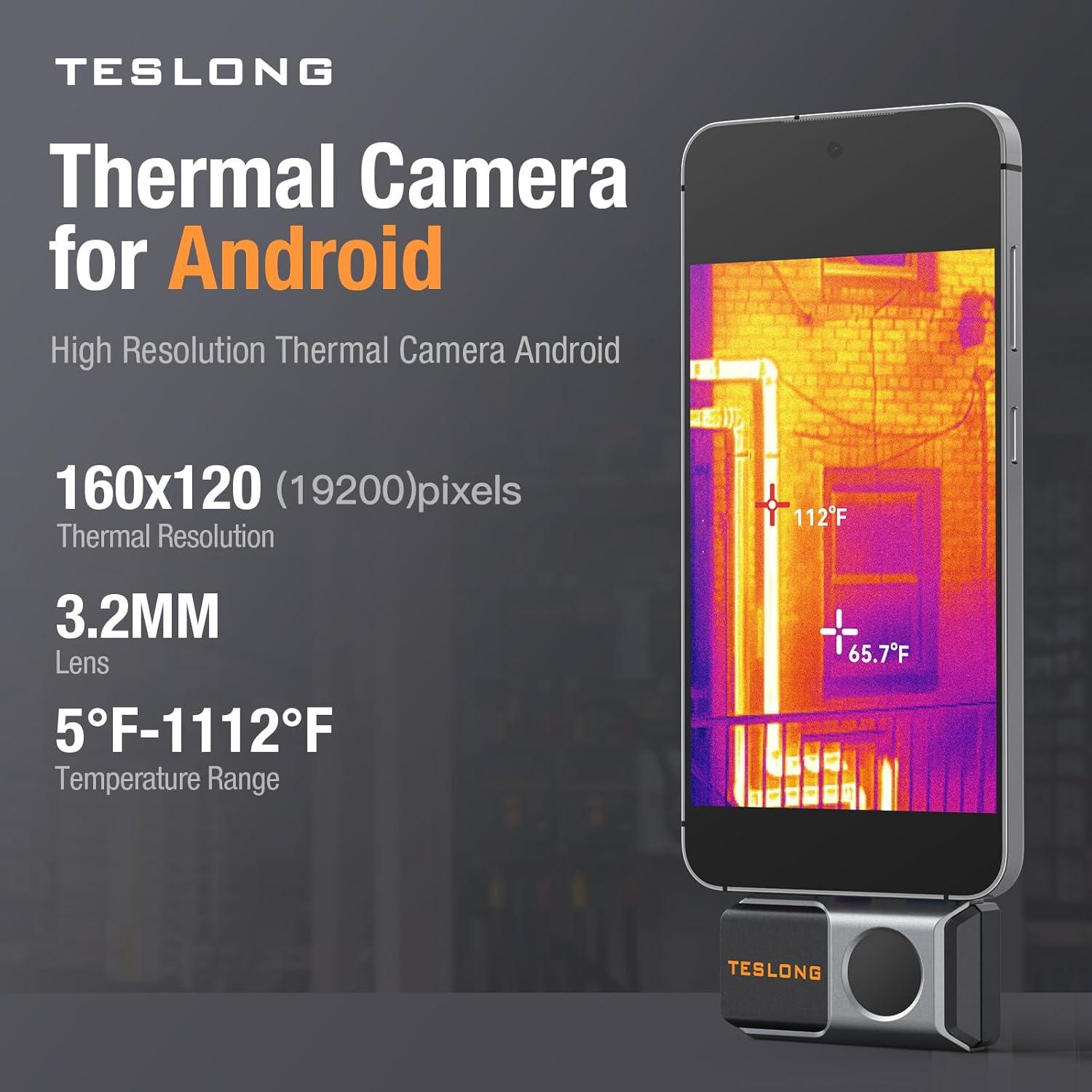 Cámara Térmica Teslong TTM160P 160x120 para Android