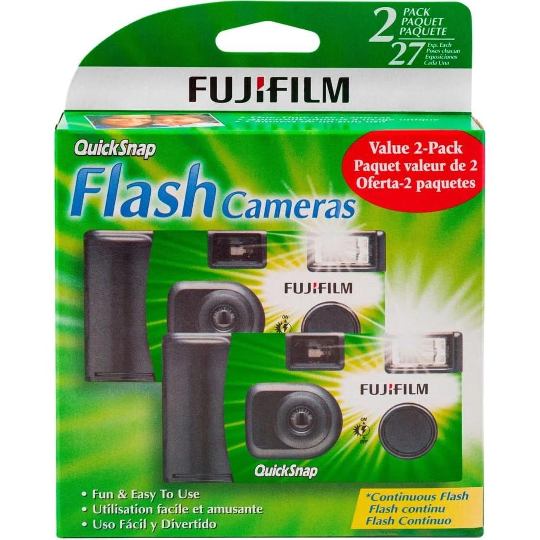 Cámara desechable Fujifilm QuickSnap Flash 400 - 6 unidades