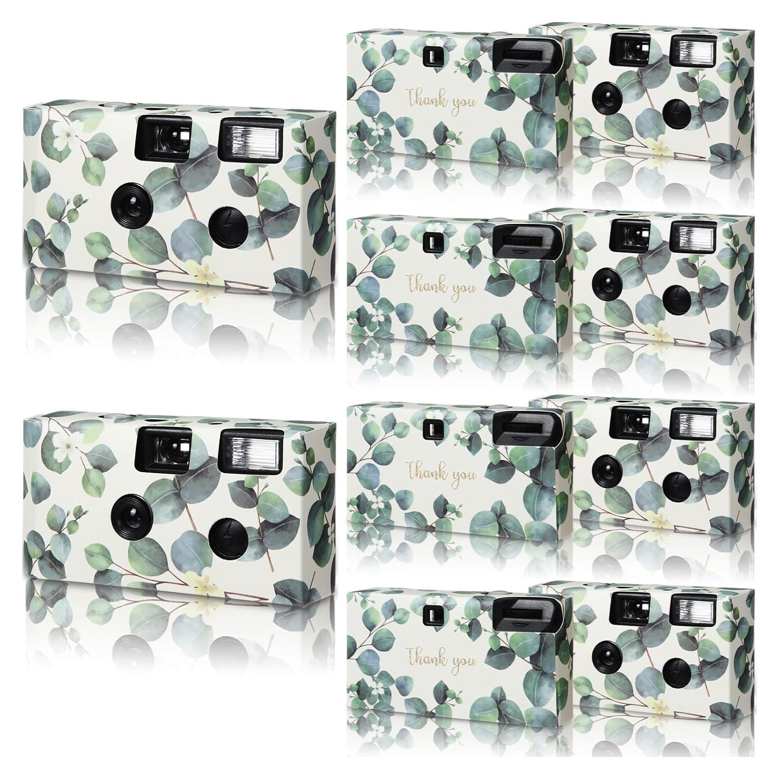 8 Cámaras Desechables Kanayu con Flash 35mm para Bodas