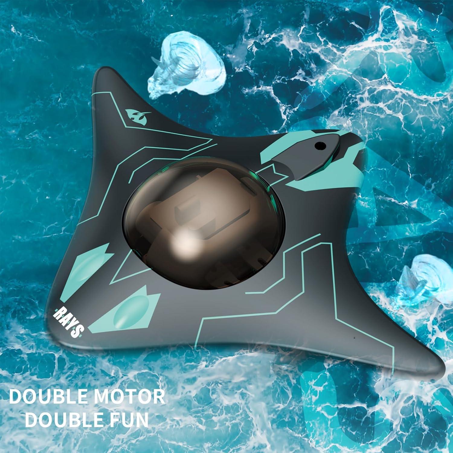 Barco RC RiskOrb con Cámara Submarina Impermeable 480P HD