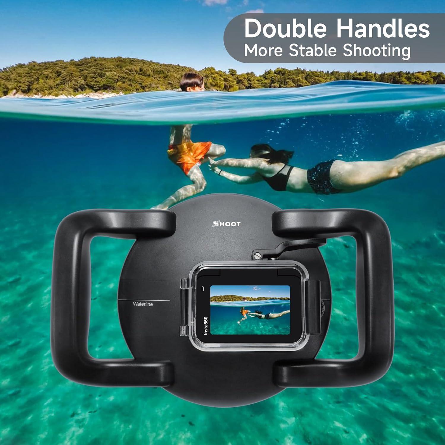 Puerto de cúpula SHOOT para cámara Insta360 Ace Pro, 30M